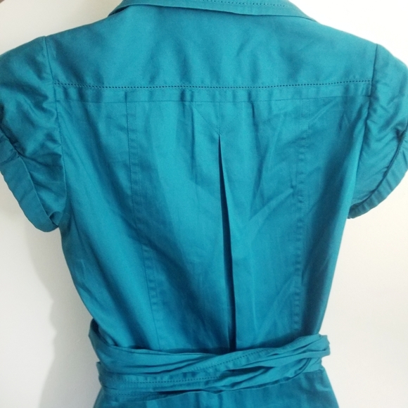 DVF Edan wrap teal blue dress - Picture 9 of 10